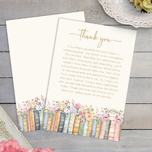 Wildflower Graduation Thank You Card