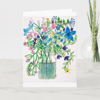 Wildflower Greeting Card