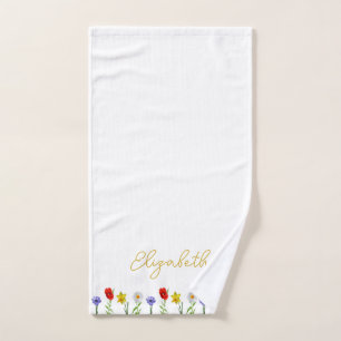 Wildflower Hand Towel