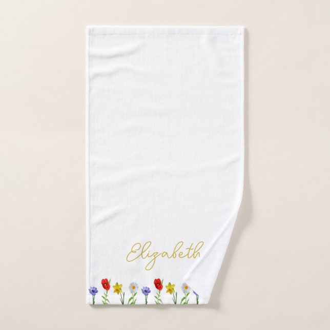 Wildflower Hand Towel (Hand Towel)
