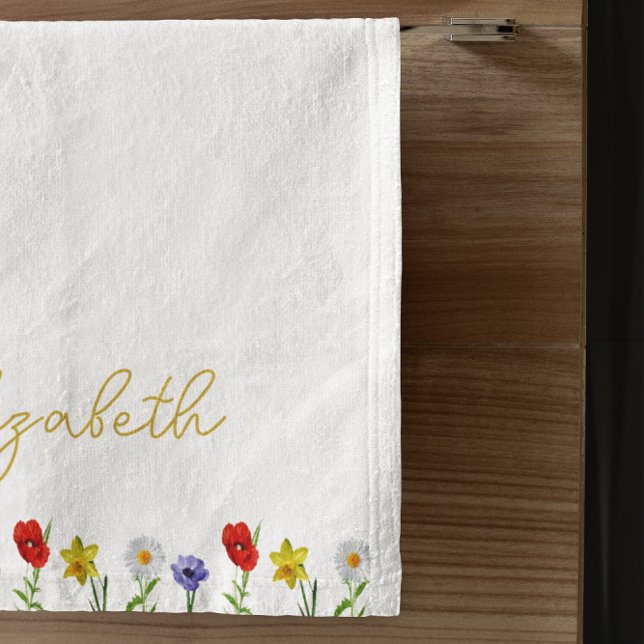 Wildflower Hand Towel (Creator Uploaded)