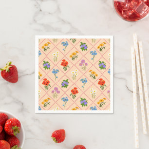 Wildflower Harlequin Garden Napkin