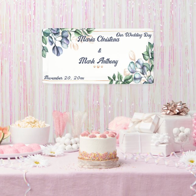 Wildflower Harmony Wedding Welcome Sign   (Party)