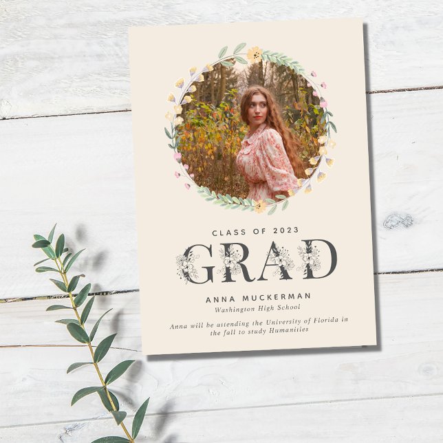 Wildflower High School Graduation Announcement (Creator Uploaded)