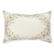 Wildflower Honey Cat Bed – Cosy Cottagecore Bees
