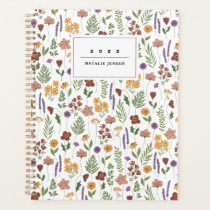 Wildflower Illustrated Personalised Planner