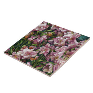 Wildflower Impressions Ceramic Tile