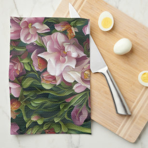 Wildflower Impressions Tea Towel