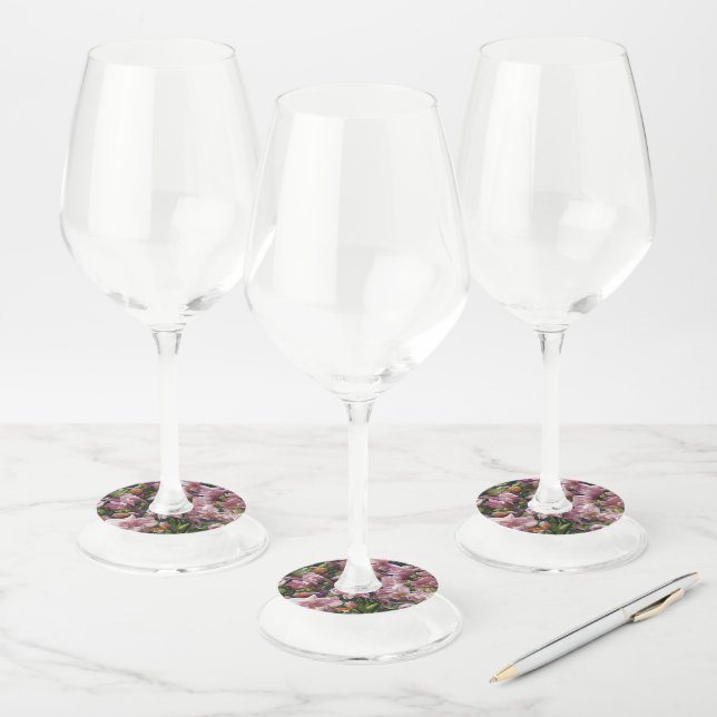 Wildflower Impressions Wine Glass Tag (Set)