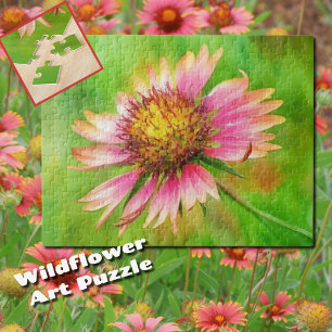 Wildflower Indian Blanket Firewheel Flower Puzzle