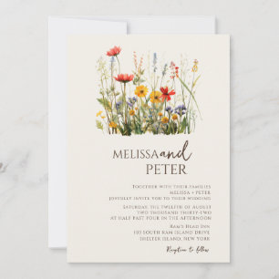 Wildflower  invitation