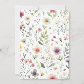 Wildflower Invitation
