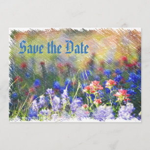 Wildflower Invitation Card