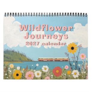 Wildflower Journeys 2026 Folk Art Wall Calendar