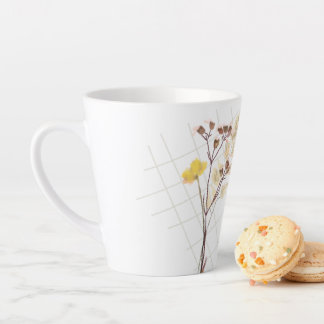 Wildflower latte mug
