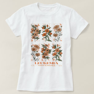 Wildflower Leukaemia Awareness Support T-Shirt