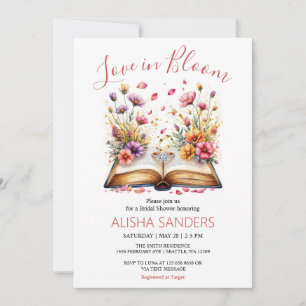 Wildflower Love in Bloom Bridal Shower Invitation