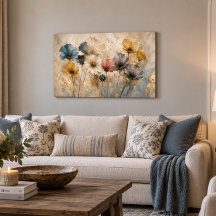 Wildflower Meadow 36x24 Gallery Wrap