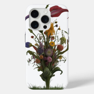 Wildflower Meadow Abstract Bloom – Apple  iPhone 15 Pro Case