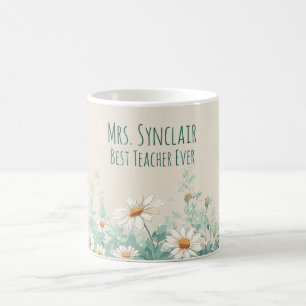 Wildflower Meadow Best Teacher Ever Appreciation  Coffee Mug