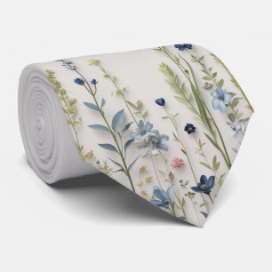 Wildflower Meadow Botanical Necktie