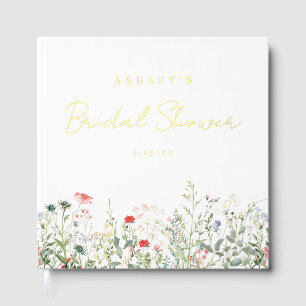 Wildflower Meadow Bridal Shower Guest Book