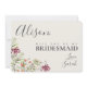 Wildflower Meadow Bridesmaid Proposal Card