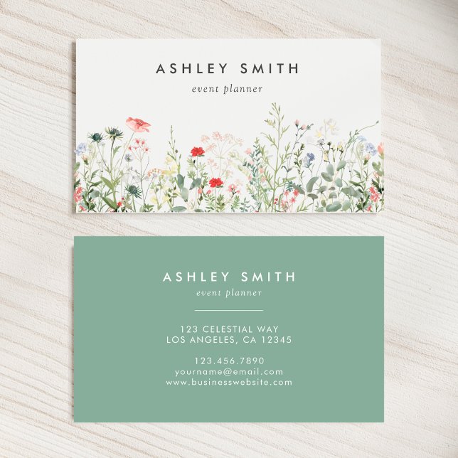 Wildflower Meadow Business Card (Creator Uploaded)