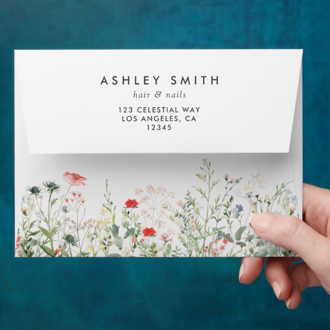 Wildflower Meadow Business Envelope (Hand)
