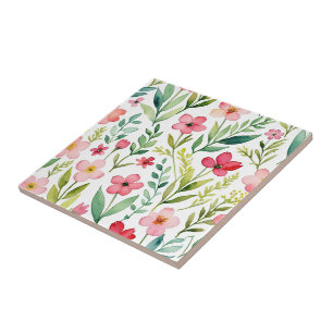 Wildflower Meadow Ceramic Tile