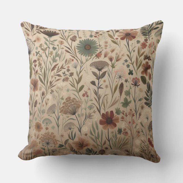 Wildflower Meadow Cushion (Front)