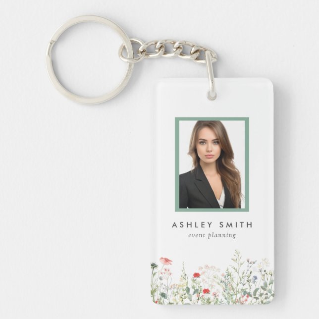Wildflower Meadow Employee ID Key Ring (Front)