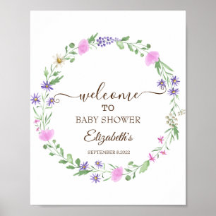 Wildflower Meadow Frame Poster