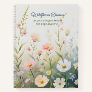 Wildflower Meadow in Bloom Notebook