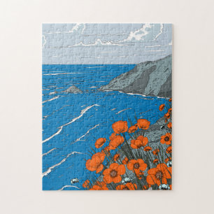 Wildflower Meadow Landscape Jigsaw Puzzle