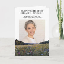 Wildflower Meadow Memorial Order Of Service