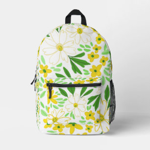 Wildflower Meadow pattern Printed Backpack