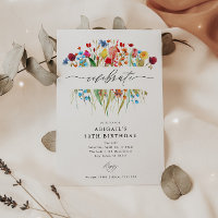 Wildflower Meadow Split Frame Celebrate