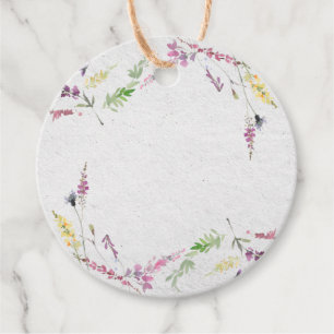 Wildflower Mimosa Bar Juice Tags for Handwriting