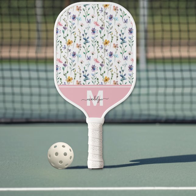Wildflower Monogram Pickleball Paddle (Wildflower Monogram Pickleball Paddle)