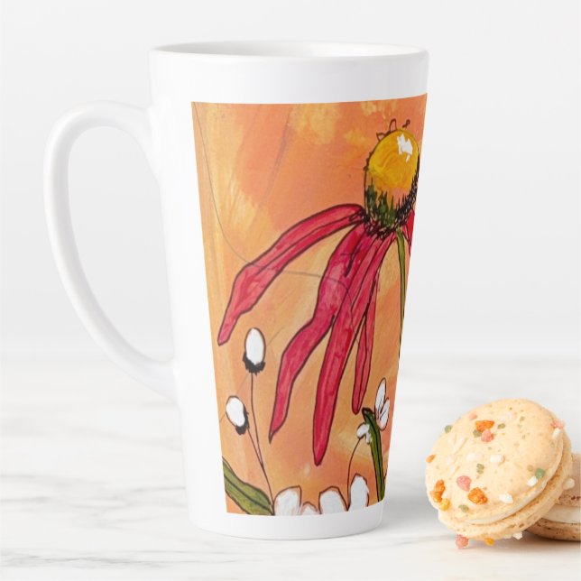 Wildflower Morning Latte Mug (In Situ)