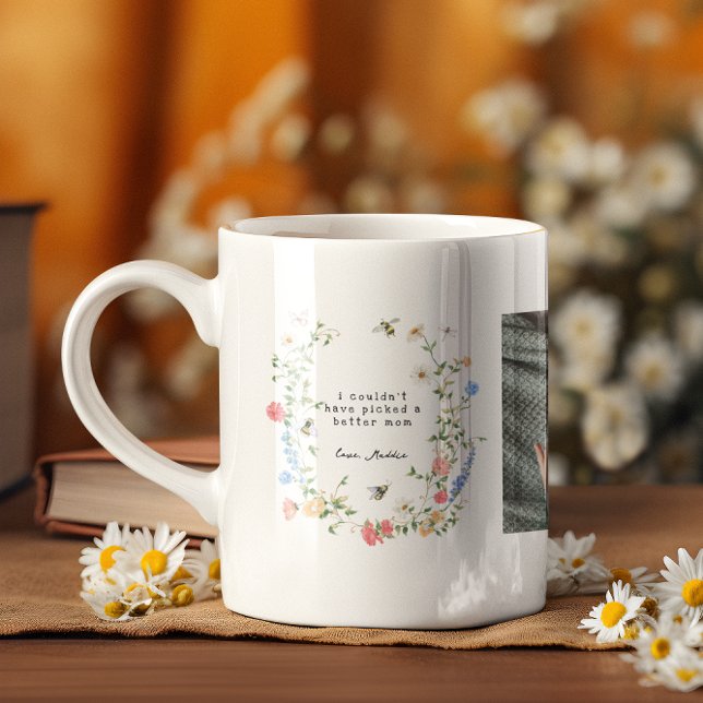 Wildflower Mother's Day | 3 Photo Collage Coffee Mug (Creator Uploaded)