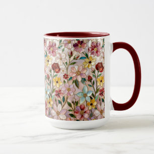 Wildflower Mug Colourful Floral Botanical Coffee C
