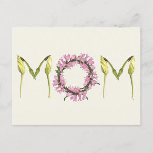 Wildflower mum - Watercolor botanical Postcard