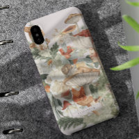 Wildflower Mushroom | Boho Autumn Forest Monogram