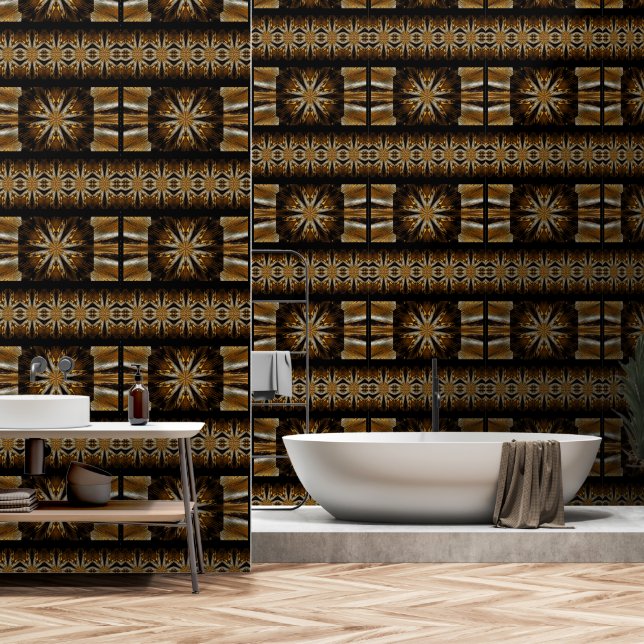 Wildflower of Silver Moonlight Wallpaper (Bathroom)
