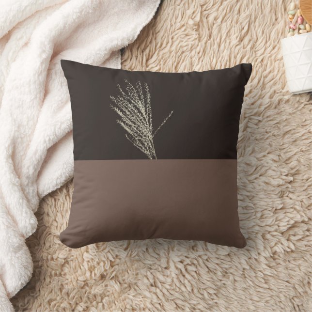 Wildflower on Brown colour Cushion (Blanket)