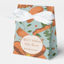 Wildflower Orange Poppy Baby Shower