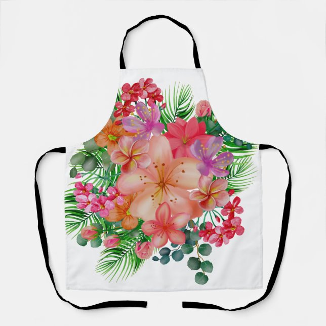 Wildflower Paradise Garden Lover Gift Apron (Front)