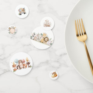 Wildflower Party Animal Safari Birthday Confetti